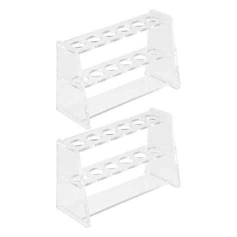 Buy ZSMLB 2pcs Test Tube Rack Acrylic Test Tube Holder Test Tube Stand ...