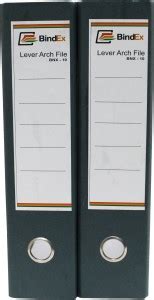 Flipkart.com | bindex Premium Quality Lever Arch Box File (Dark Gray ...