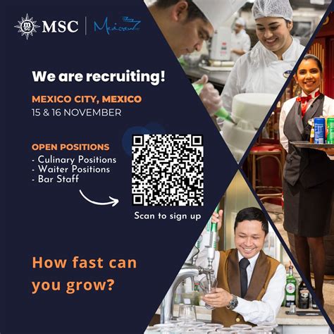 MSC Cruises on LinkedIn: #msccruises #mexico #mexicocity #recruitment #careerincruises… | 22 ...