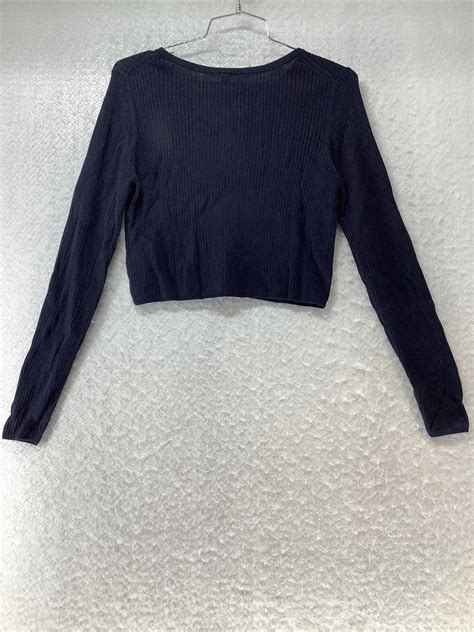 Round neck on sale cropped cardigan