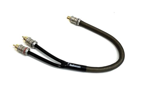 KnuKonceptz Krystal Kable Twisted Pair Triple Shield Y Adapter 1 Female ...