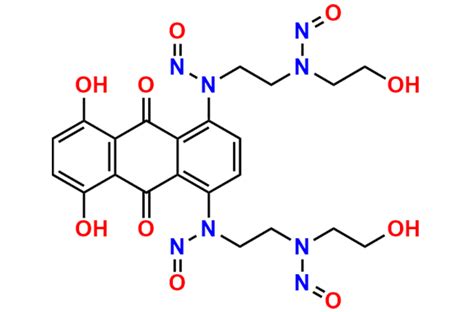 N,N,N,N-Tetranitroso Mitoxantrone Impurity | CAS No- NA | NA