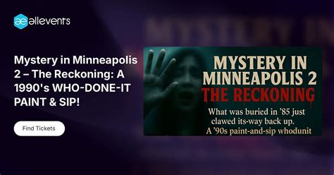 Mystery in Minneapolis 2 – The Reckoning: A 1990s WHO-DONE-IT PAINT ...