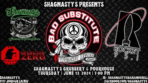 Rocket 95.1 OPZERO Bike Night w/Bad Substitute LIVE@The Shag, Shagnasty ...