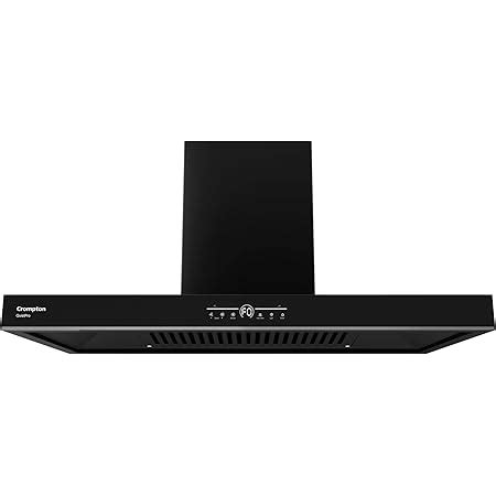 Crompton QuietPro Inverter Motor Box 60cm Chimney Filterles (Black ...