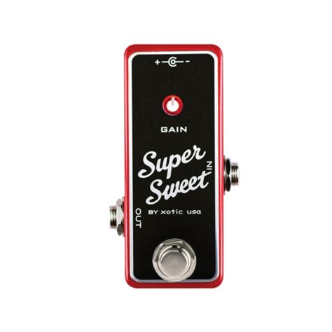 Xotic Effects Super Sweet Boost Pedal – Stompbox.in
