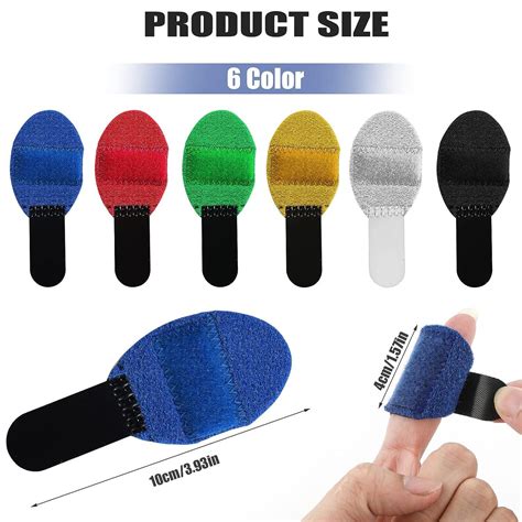 TOYMIS 6pcs Trigger Finger Splints - Soft Fabric Little Finger Splint for Arthritis & Broken ...