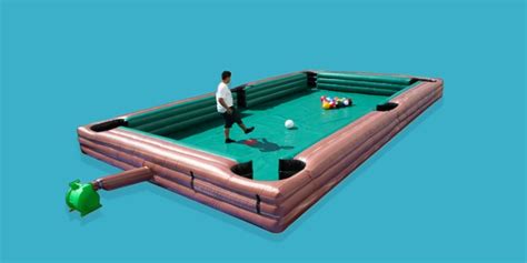 Play Human Billiards on a Life-Sized Inflatable Pool Table ...