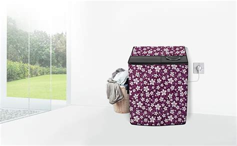 Stylista PVC Washing Machine Cover Compatible for Voltasbeko 10 KG Semi ...