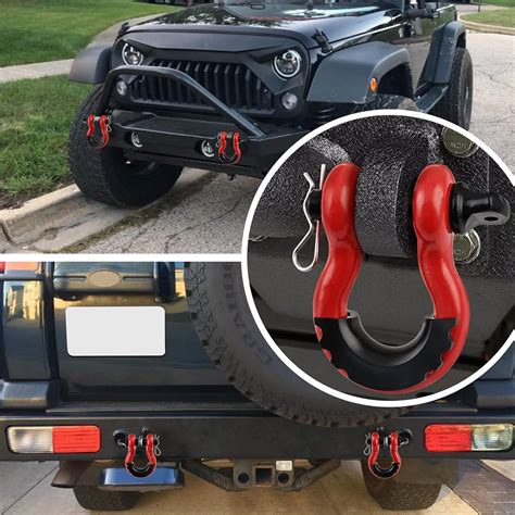 Buy D Ring Shackles 3/4 Heavy Duty 4.75 Ton Screw Pin Anchor Shackles ...