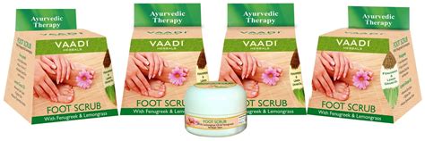 Vaadi Herbals Value Foot Scrub with Fenugreek and Lemongrass Oil ...