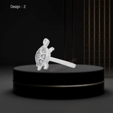 Female Tortoise (Kachua) Ring in Sterling Silver for Women