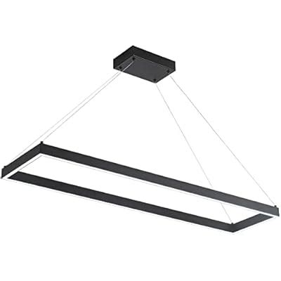 SUNMOO Modern Led Chandelier Linear Rectangle Chandelier India | Ubuy