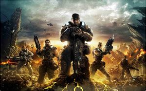 Gears of War Game Wall Poster For Room With Gloss Lamination M16 Paper ...