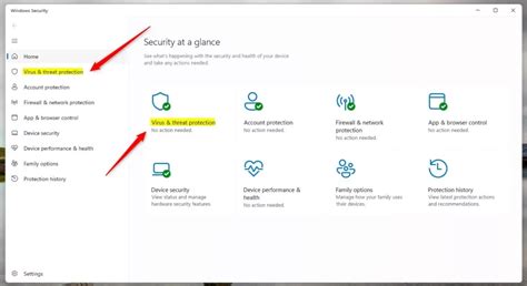 Image result for Disable Virus Protection Windows 11