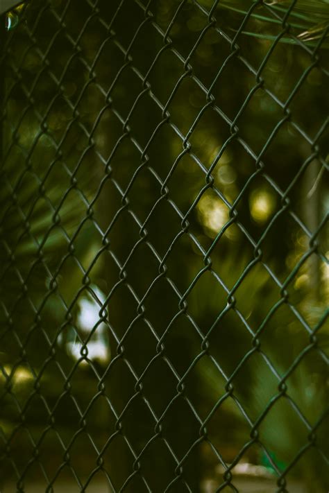 Close-up of a Chain Link Fence · Free Stock Photo