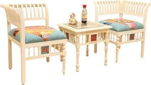 ExclusiveLane Solid Wood Table & Chair Set Price in India - Buy ...