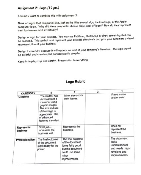 Image result for Assignment Create a Logo