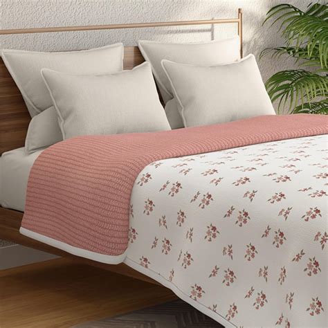 Buy PORTICO Scarlet Cotton Printed Reversible Double Dohar from Portico ...