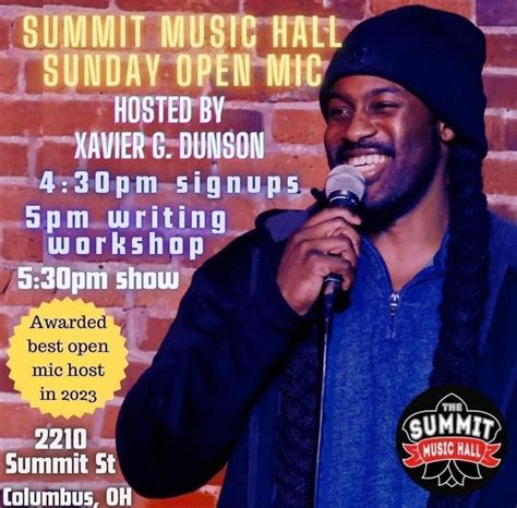 OPEN MIC COMEDY (w/ Xavier G Dunson) at The Summit Music Hall - Every ...