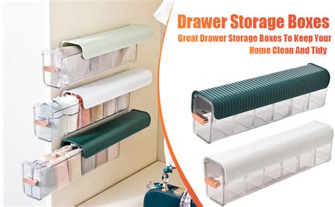 Bhavyam 6 cells wall mount socks underwear drawer organizer for ...