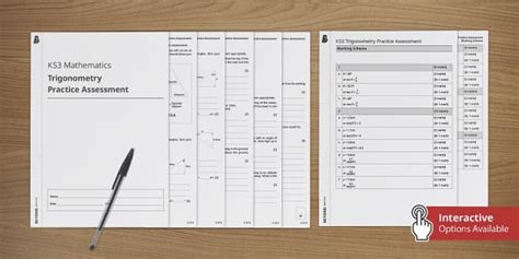 Trigonometry Practice Assessment Pack | KS3 Maths