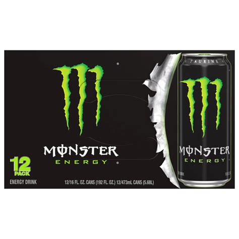 Monster Energy Original Green Energy Drink 12 pk Cans, 16 oz | Joe V's ...