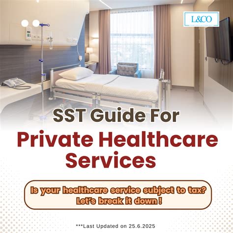 2025 Private Healthcare SST Guide - L & Co Accountants