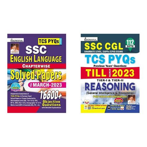 Buy Ssc Tcs Pyqs English Language Chapterwise Solved Papers 16500 ...