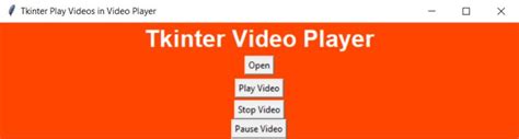 Image result for Creating Video Player with Python