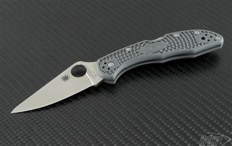 Spyderco Gray Delica 4 S/E Folder Knife (2.75in Satin Plain VG-10) SPY ...