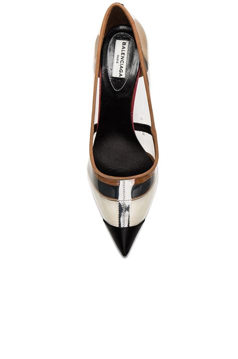 Balenciaga Vinyl Pumps in Transparent | FWRD
