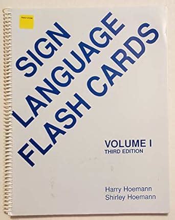 Sign Language Flash Cards: 001 : Hoemann, Harry, Hoemann, Shirley ...