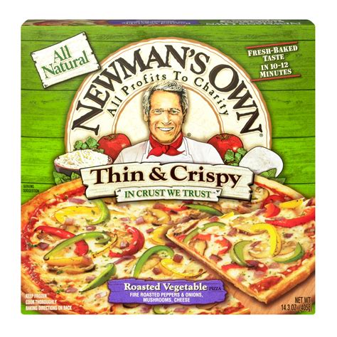 Paul Newman Pizza Newman's Own Finds Purposeful Pizza Tastes Better