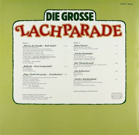 Die grosse Lachparade 2. Zauberer des Humors – Bertelsmann Vinyl Collection