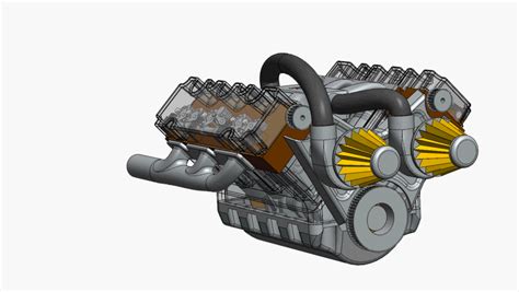 Image result for Solidworks V6 Engine Animation