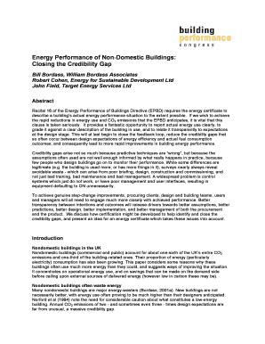 Fillable Online Energy Performance of Non-Domestic Buildings ...