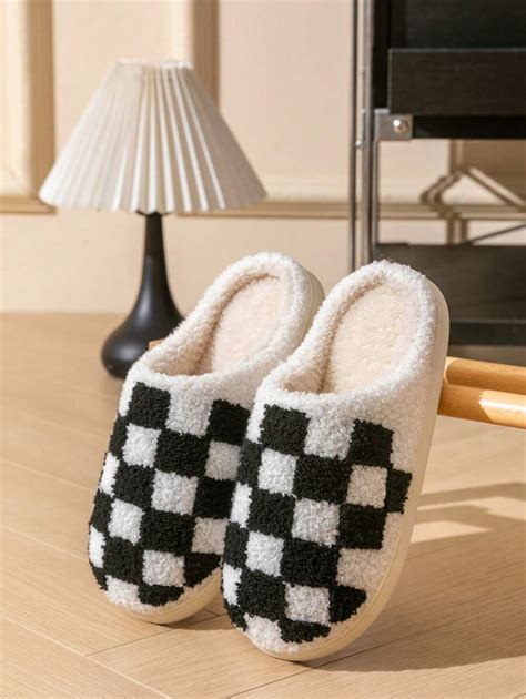 Pantuflas para el hogar de hombre, nuevas pantuflas de felpa térmica ...