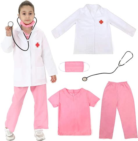 Rabtero Kids Doctor Cosplay Costume, Blue and Pink | Ubuy India