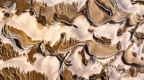 Wallpaper sand, dunes, stones, textures, nature hd, picture, image