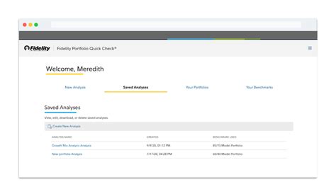 Fidelity Portfolio Quick Check®