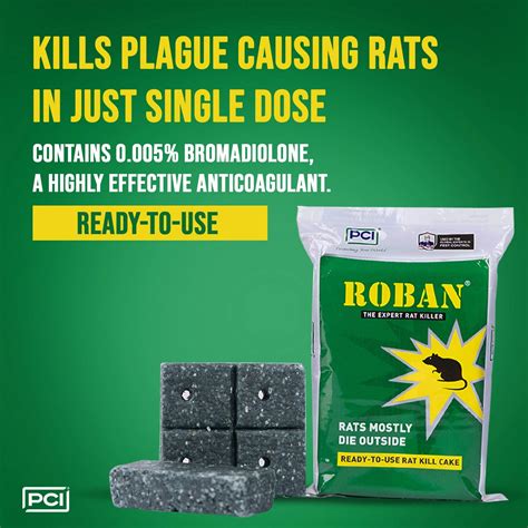 Rodent Cakes | Roban Rat Killer by PCI HiCare