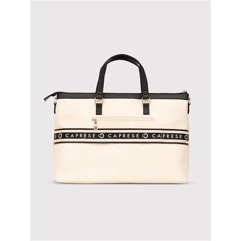 Buy Caprese Trinity Office Tote Bag - Cream (L) Online