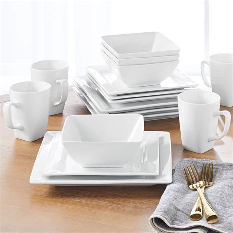 square dinner plates
