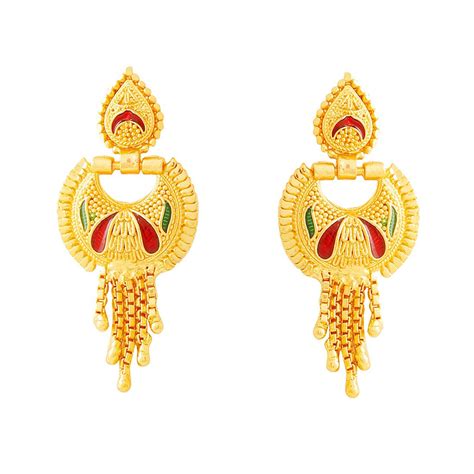 Yellow Chimes Ethnic One Gram Gold Designer Antique Golden Traditional ...