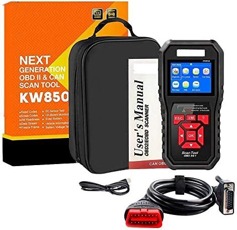 Car Scanner KW 850 OBD2 Scanner Professional Car OBD II ScannerAuto ...