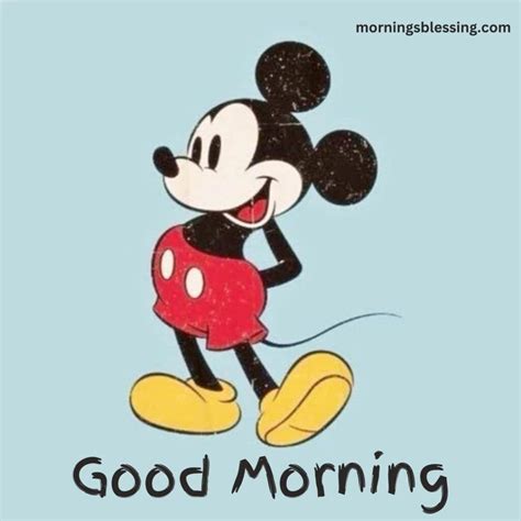 60+ Good Morning Mickey Mouse Images - Good Morning Pictures