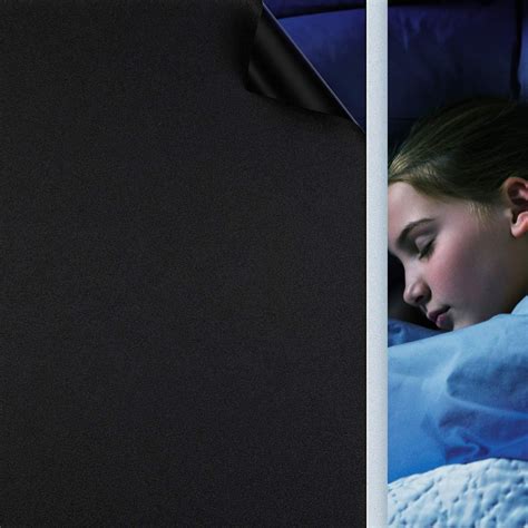 Buy SUNBIRD Total Blackout Privacy Static Cling Window Film Cover 100% ...