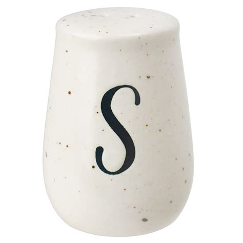 Honeybloom Farmhouse Speckled Stoneware Salt & Pepper Shaker Set
