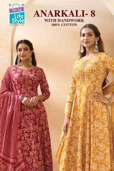 Mcm Anarkali Vol 8 Readymade Printed Anarkali Dress Collection